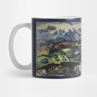 Landscape painting by John Duncan (1866-1945) Mug